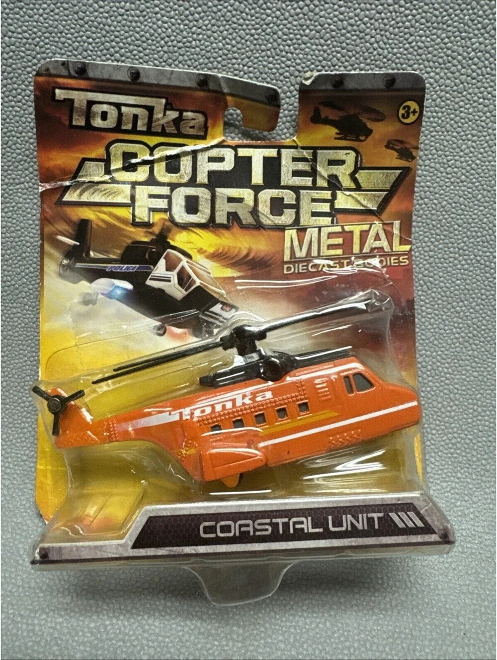 Tonka Metals Lot Costal Unit Helicopter, Sea & Pontoon Rescue Plane 1/64 READ
